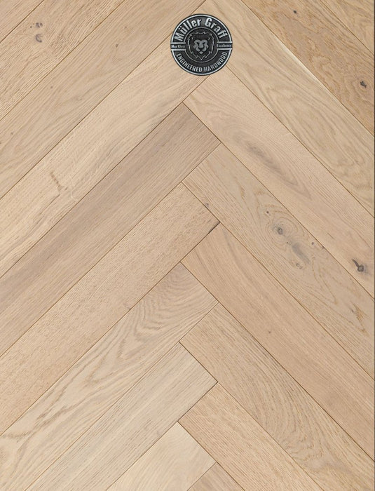 Trieste Wood Pale Natural Engineered Hardwood Wire Brushed 1