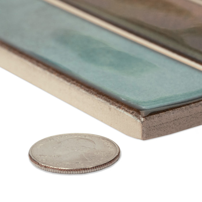 Borealis Ceramic Aqua Tile Glossy 7