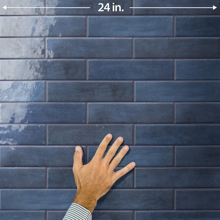 Tribeca Porcelain Studio Blue Note Tile Glossy 9