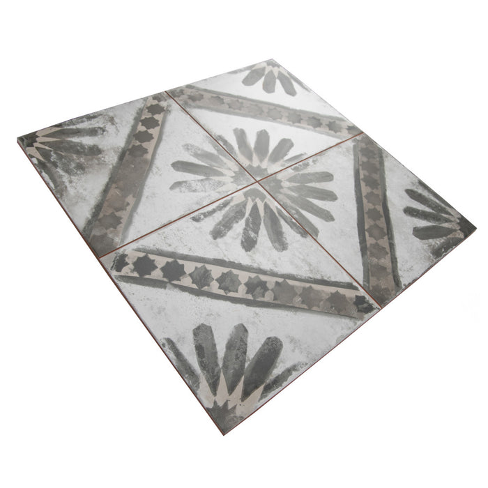 Kings Ceramic Marrakech Charcoal Grey Tile Matte 11