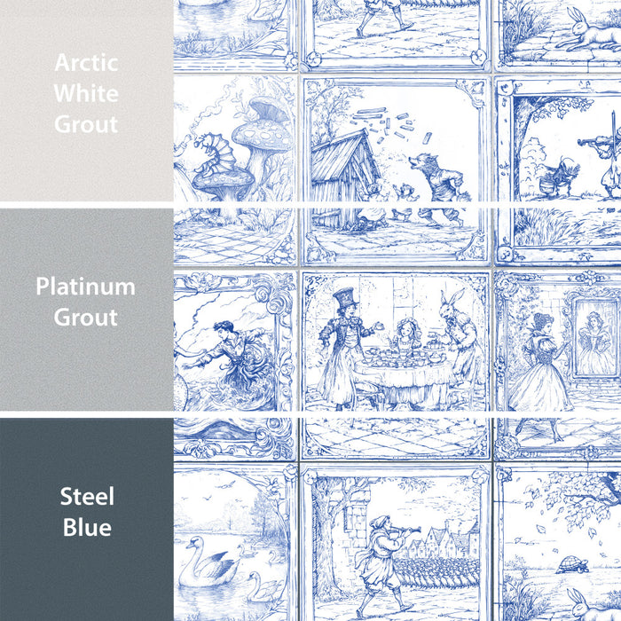 Once Porcelain Upon A Tile Mixed 5