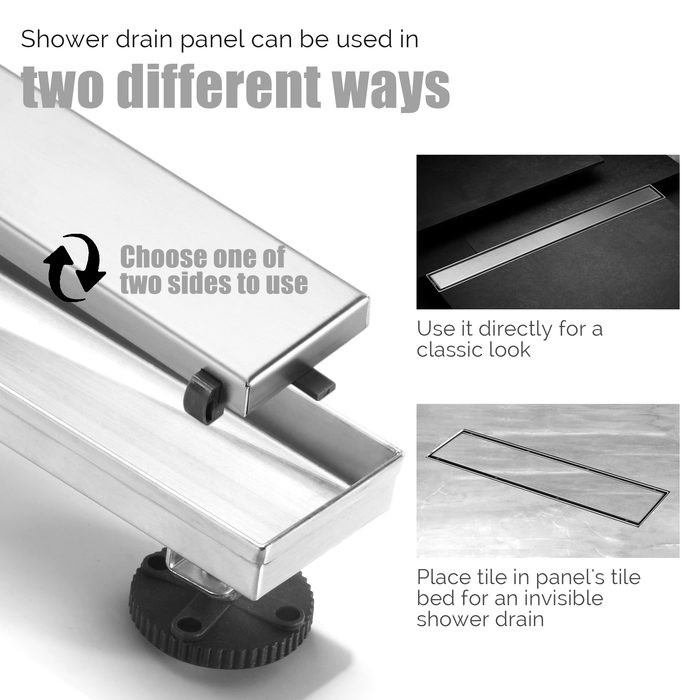 Brushed Stainless Steel Drain