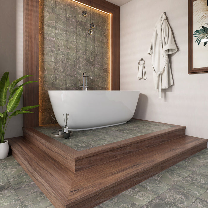 Versailles Porcelain Emerald Tile Satin 2