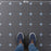 Vaudeville Porcelain Octagon Antracita with Taco Azzuro Tile Matte 7