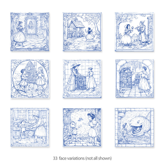 Once Porcelain Upon A Tile Mixed 4
