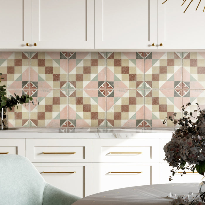 Kings Porcelain Valentia Favara Tile Matte 6