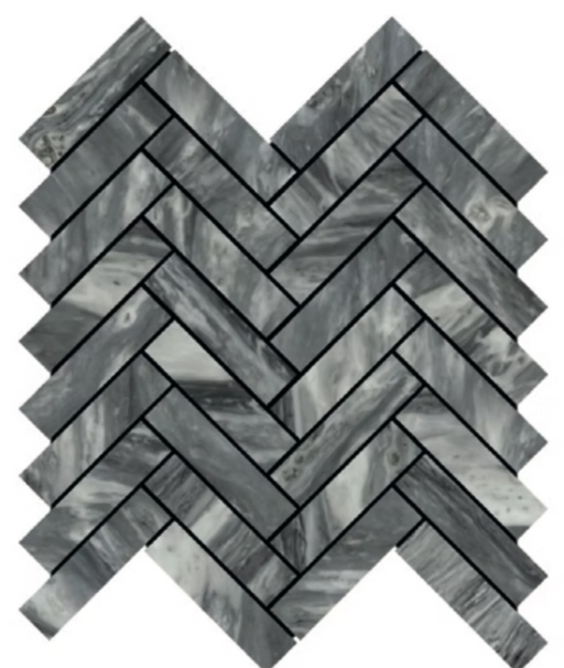 Bardiglio Nuvolato Marble Mosaic Polished 1