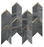 Bardiglio Nuvolato & Gold Marble Mosaic Polished 1