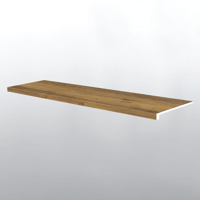 Cyrus Barnstorm Luxury Vinyl Moulding / Trim - 12" x 47.25" Stair Tread Eased Edge