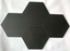 Basalt Dark Basalt Tile - 10" Hexagon Honed