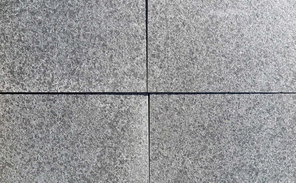 Basalt Dark Flamed Basalt Tile - 12" x 24" x 1/2"