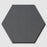 Basalt Gray Hexagon Basalt Tile - Honed