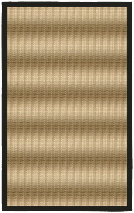 Sisal Black Area Rug Textured 1