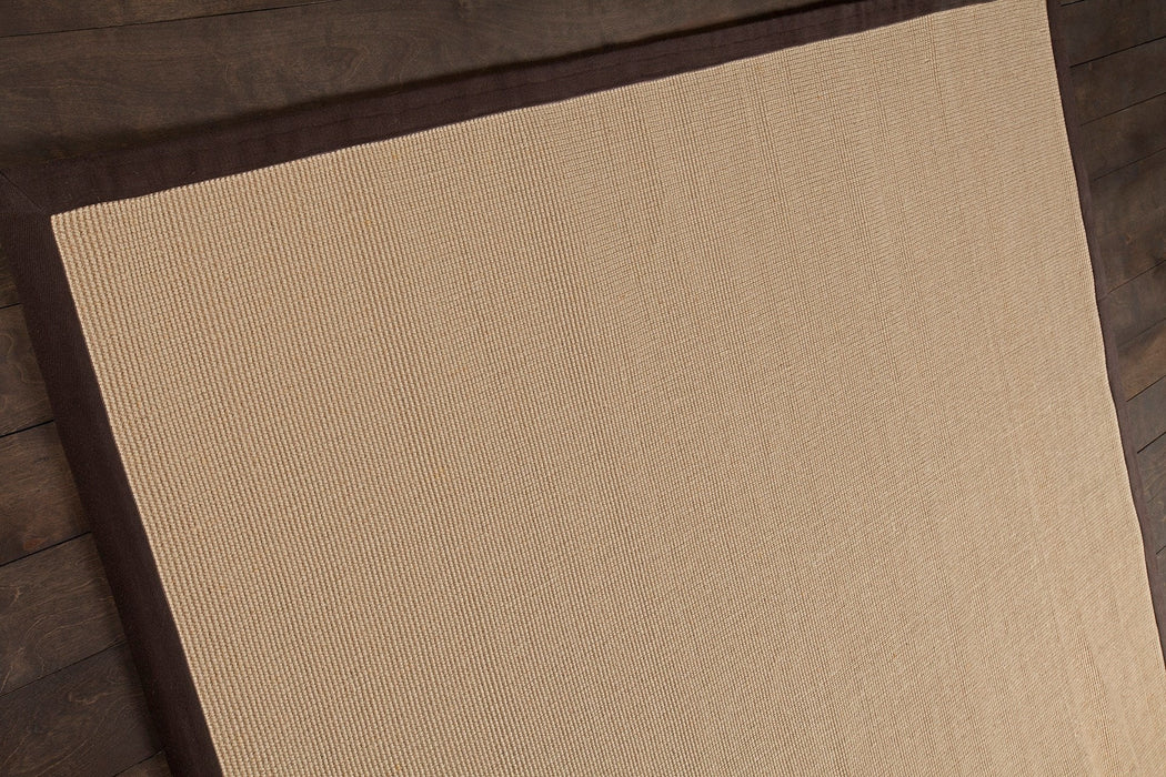 Sisal Brown Area Rug Textured 3