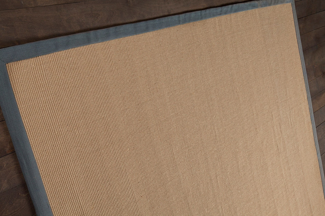 Sisal Grey Area Rug Textured 3