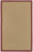 Sisal Red Area Rug Textured 1