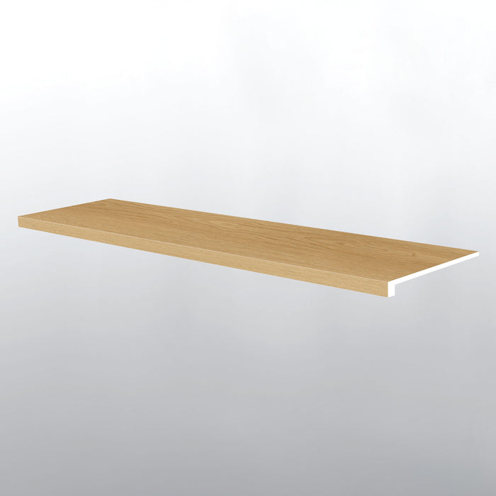 Laurel Bayside Buff Luxury Vinyl Moulding / Trim - 12" x 47.25" Stair Tread Eased Edge