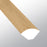 Laurel Bayside Buff Luxury Vinyl Moulding / Trim - 0.64" x 94" Quarter Round