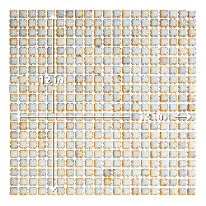 Fioretti Porcelain Glossy Beige Mosaic Glossy 7