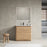 Plywood Imitative Oak Bathroom Vanity Imitative Oak 1