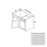 Double Shaker Style Wood Dove White Corner Blind Base Cabinet Dove White 1