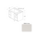 Frameless European Style Wood Matte Ivory Corner Blind Base Cabinet Matte Ivory 1
