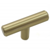 Melrose Steel Cabinet Knob Satin Brass 1
