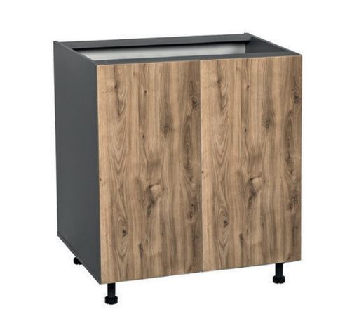 Wallkitchens Wood Natural Teak Base Cabinet Natural Teak 1