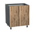 Wallkitchens Wood Natural Teak Base Cabinet Natural Teak 1