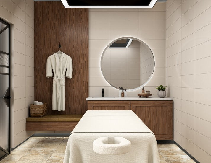 Visual Impressions Ceramic Beige VI11 Tile Matte 2