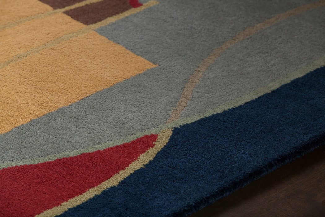 Wool 3015 Area Rug Textured 4
