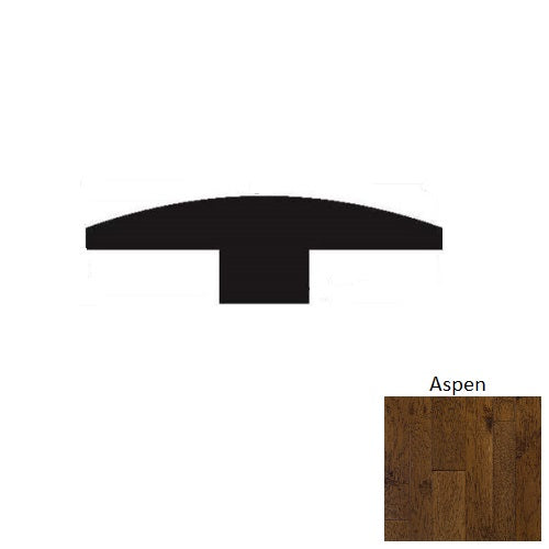 Timeless Collection Wood Bend T Molding Wire Brushed 1