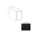 Slim Shaker Style Wood Iron Black Base Cabinet Iron Black 1