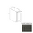 Double Shaker Style Wood Smokey Gray Base Cabinet Smokey Gray 1