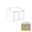 Slim Shaker Style Wood White Oak Base Cabinet White Oak 1