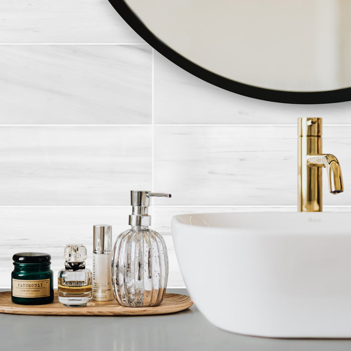 Bianco Dolomite Marble Tile Honed 3