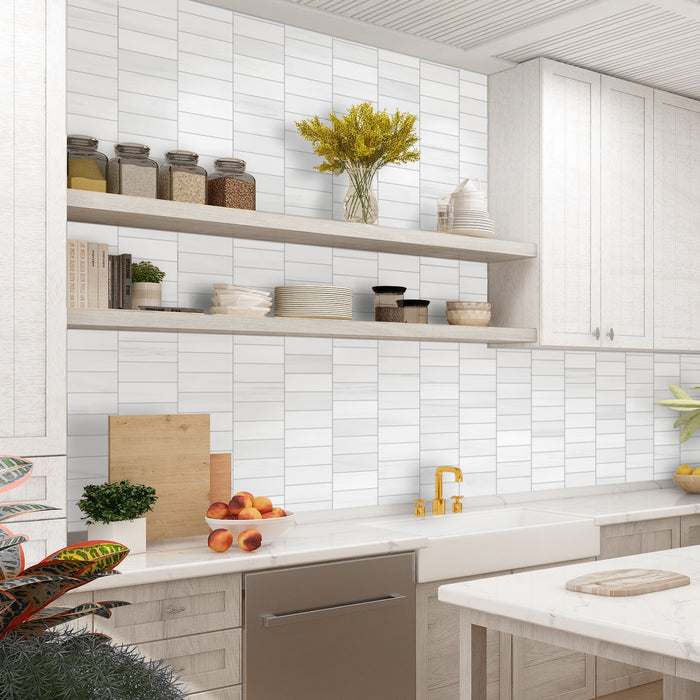 Bianco Dolomite Marble Tile Honed 4