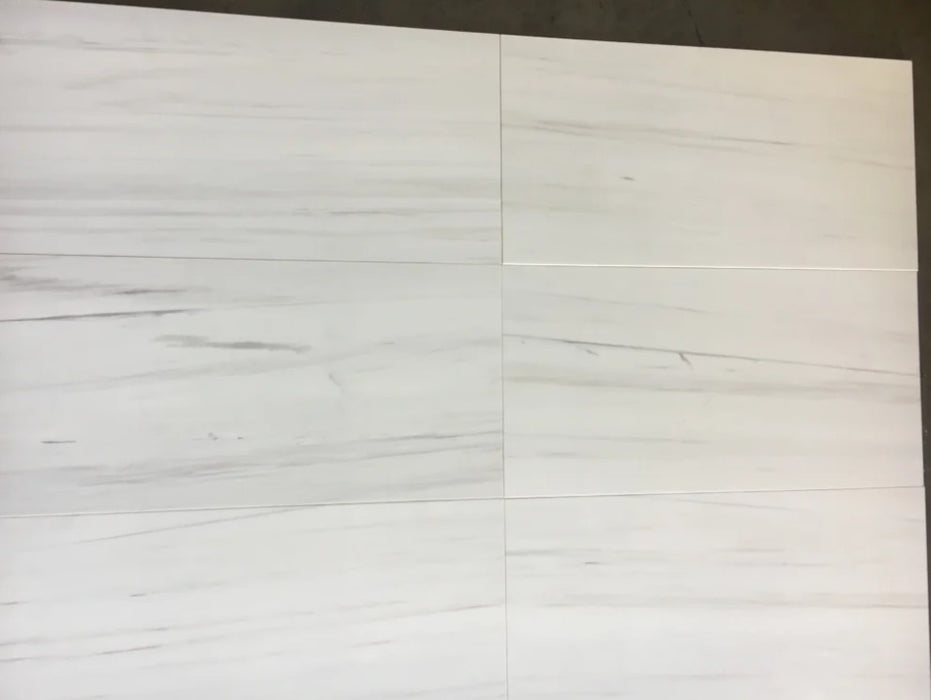 Bianco Dolomite Marble Tile Polished 1