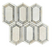 Bianco Dolomite Polished Marble Mosaic - 4" x 7 1/2" Paramount