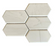 Bianco Dolomite Polished Marble Mosaic - 4" x 7 1/2" Picket Fence