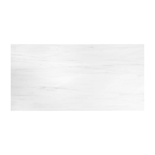 Full Tile Sample - Bianco Dolomite Marble Tile - 18" x 18" x 1/2" Honed