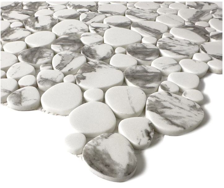 Simple Stone Glass Bianco Mosaic Matte 2