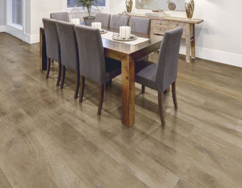 Cortona Plus Blue Vinyl Bison Beige Luxury Vinyl Plank Urethane 2