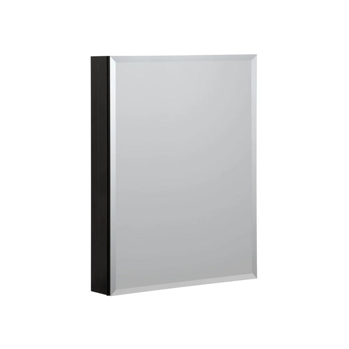 Aluminum Black Medicine Cabinet Black 3