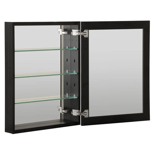 Aluminum Black Medicine Cabinet Black 4