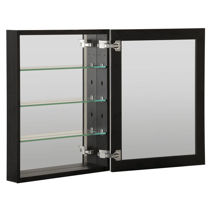 Aluminum Black Medicine Cabinet Black 4