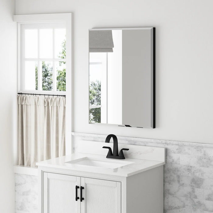 Aluminum Black Medicine Cabinet Black 5