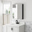 Aluminum Black Medicine Cabinet Black 6