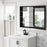 Aluminum Black Medicine Cabinet Black 7