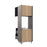 Wallkitchens Wood Black Matte Oven Cabinet Black Matte 3